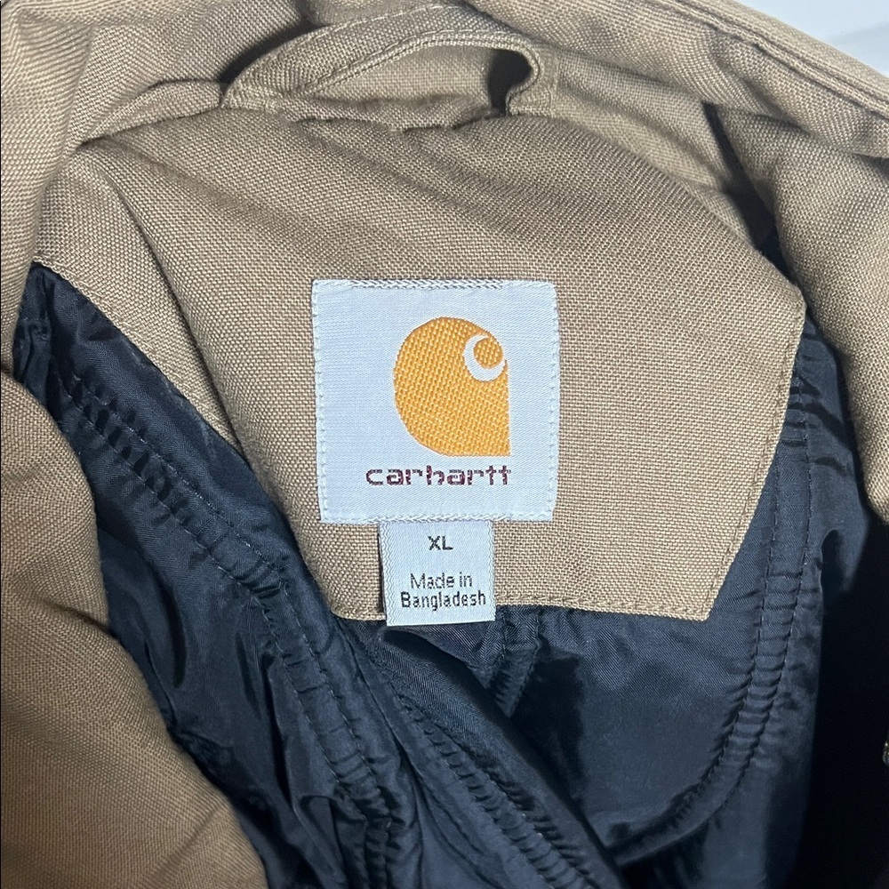 Carhartt Quick Duck Jefferson Traditional Brown Worn in Jacket XL - Picture 6 of 12